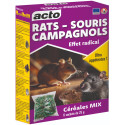 ACTO Rodent Control Cereals Mix - 6 x 25 grs - Effective ready-to-use bait