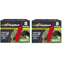 DETAUPEUR juego de 16 recambios para trampas para topos y ratas topo - utilizables bajo la lluvia - armado seguro