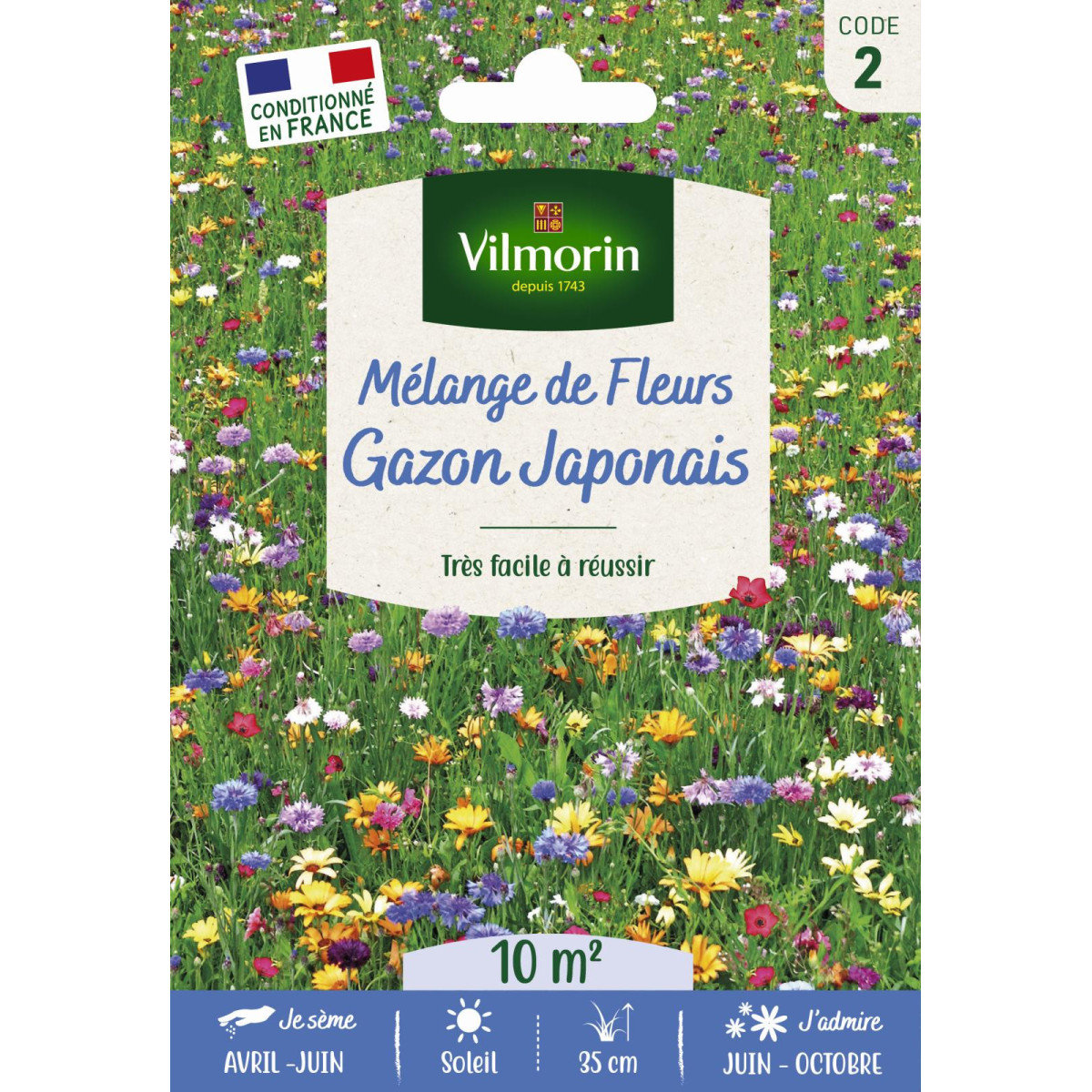 Tappeto Fiorito Giapponese Vilmorin - Semina aprile-giugno, fiori fino alle gelate