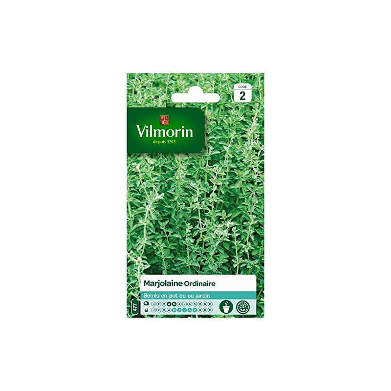 Semillas Mejorana común Vilmorin - Aroma especiado mediterráneo Semillas Mejorana común Vilmorin - Aroma especiado mediterráneo