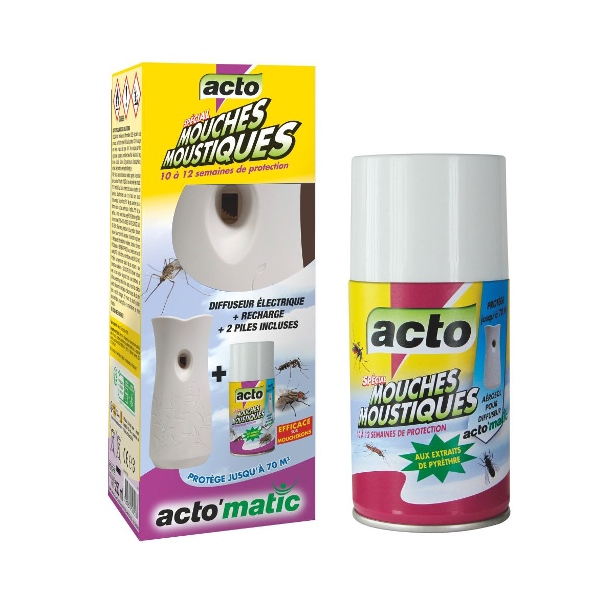 Pack Diffusore ACTO'matic + 2 Ricariche - 70 m² | Multitanks
