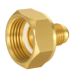 Raccordo SAE femmina 3/4 - maschio 1/4 in ottone per cilindro greenfreeze Raccordo SAE femmina 3/4 - maschio 1/4 in ottone per cilindro greenfreeze