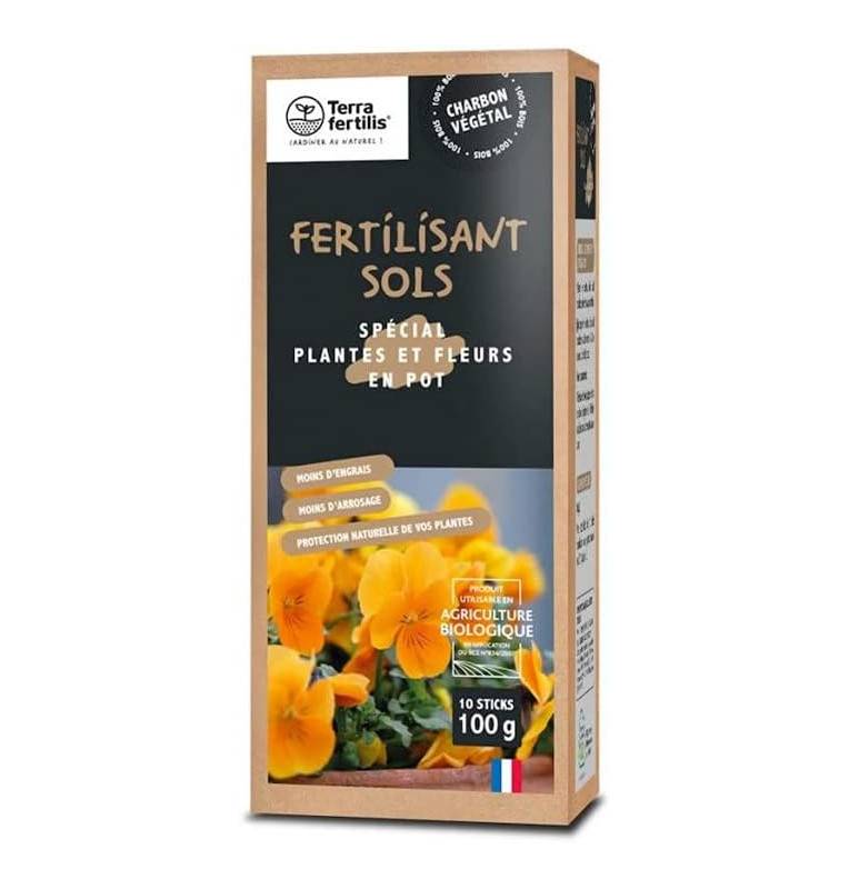 Stick fertilisant biochar pour plantes en pot Stick fertilisant biochar pour plantes en pot