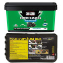Kit Pro Rat Control: veleno per topi Caussade canadese e Secure Post