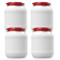 Set di 4 fusti CurTec 15L HDPE: Conservazione sicura Set di 4 fusti CurTec 15L HDPE: Conservazione sicura