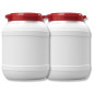 Set of 2 CurTec 26L HDPE Drums: Secure Storage and Leisure Set of 2 CurTec 26L HDPE Drums: Secure Storage and Leisure