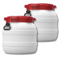 Set di 2 fusti CurTec 42L HDPE: conservazione sicura e tempo libero