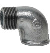 Raccord Coude 90° Mâle/Femelle | Fonte Malléable Galvanisée EN 10242