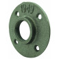 4-Hole Malleable Cast Iron Round Flange with Black Core