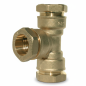 Equal Tee Ottone Serie 7000 PN 25 | Tubo PE a compressione di bypass