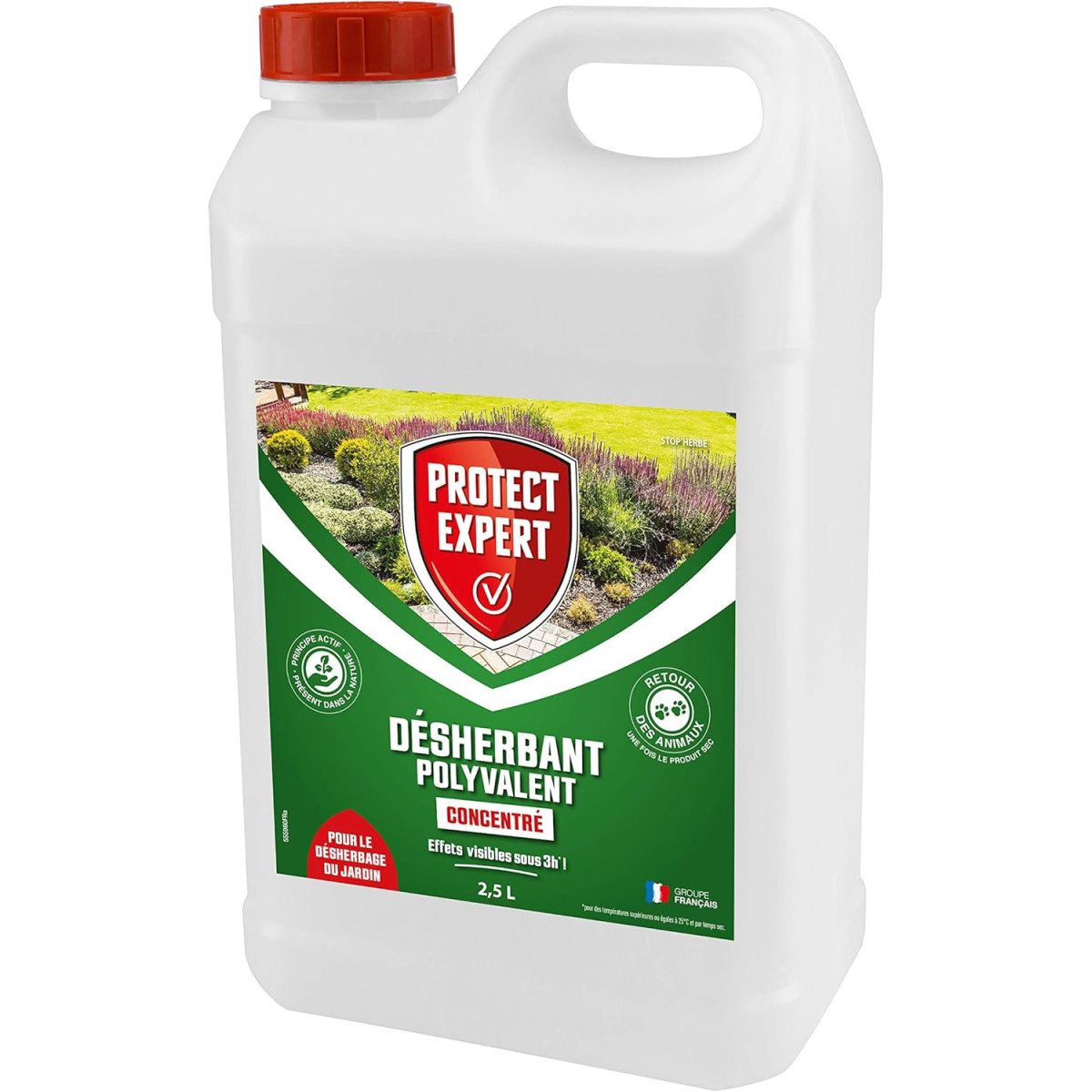 Protect Expert Proherbio25N - Herbicida multiusos de 2,5 L para un jardín limpio
