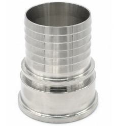 Raccord alimentaire femelle avec douille DIN inox 316