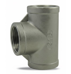 Té égal femelle/femelle/femelle en inox 316