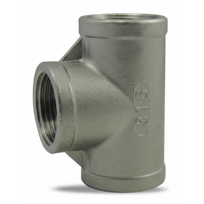 Equal female/female/female stainless steel 316 Equal female/female/female stainless steel 316