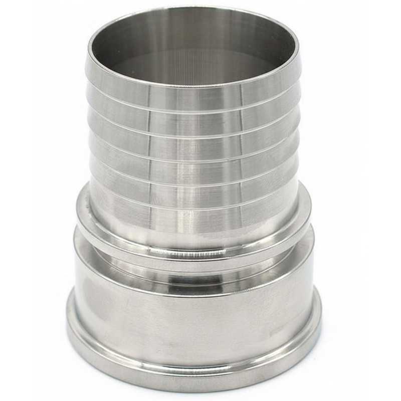 Female food connection with stainless SMS sleeve 316