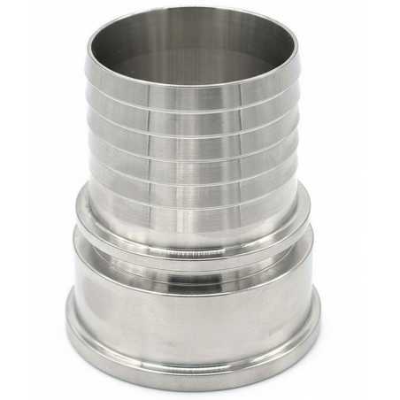 Female food connection with stainless SMS sleeve 316