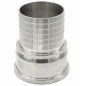 Raccordo alimentare femmina con bussola SMS inox 316 Raccordo alimentare femmina con bussola SMS inox 316