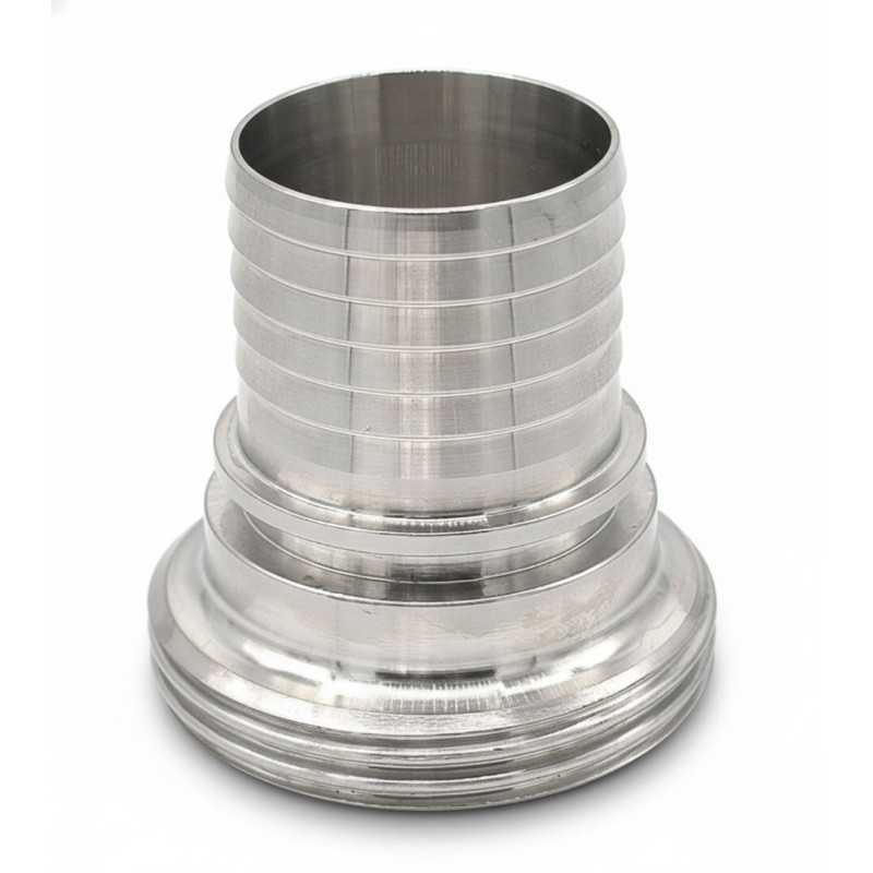 MALE DIN food connection with stainless steel socket 316