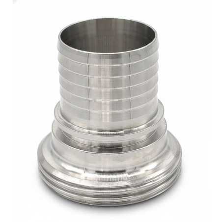 MALE DIN food connection with stainless steel socket 316