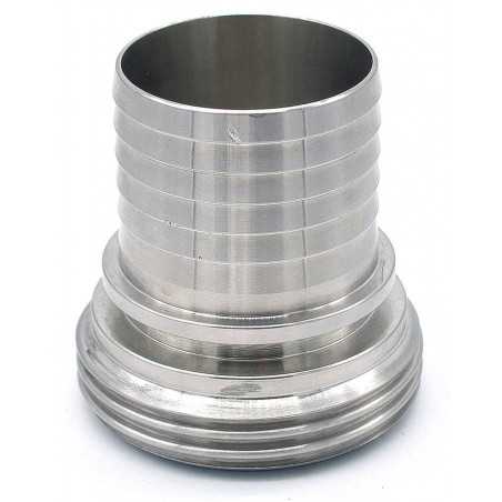 Raccord alimentaire mâle avec douille SMS inox 316