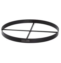 Base Ronde Métallique pour Foyer Extérieur - Protection et Élégance