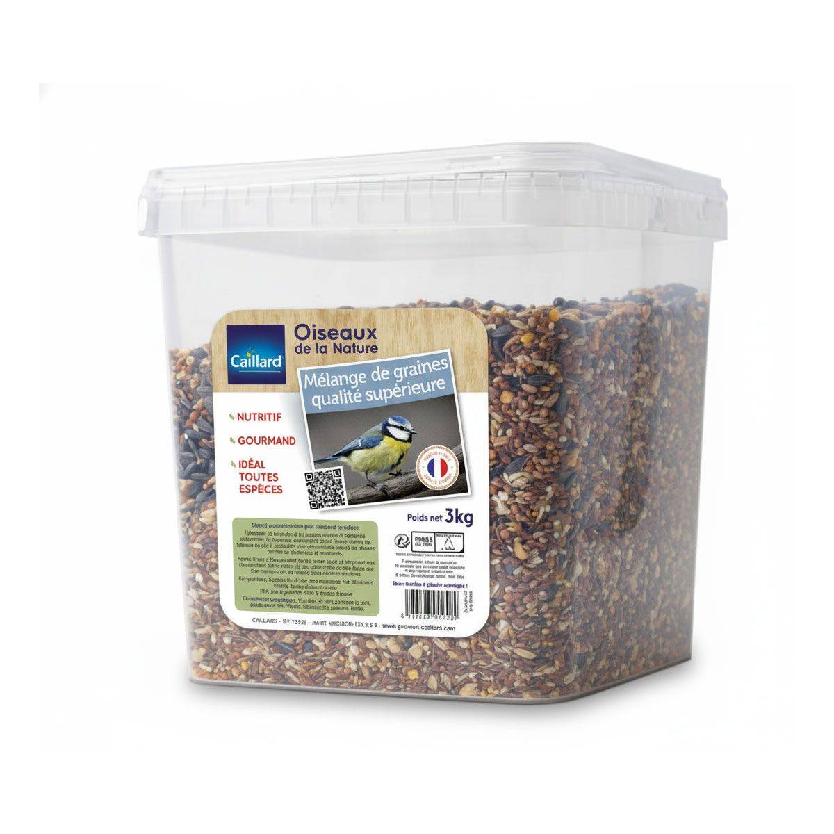 Samen Eimer Samenmischungen Überlegene Qualität 3 kg für Vögel der Natur