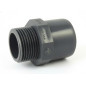 Adattatore maschio / femmina o maschio / maschio in PVC misto da avvitare e da incollare Adattatore maschio / femmina o maschio / maschio in PVC misto da avvitare e da incollare