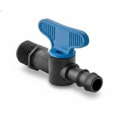 Mini válvula de filete de 1/2'' - estriado 16 mm para micro-irrigación