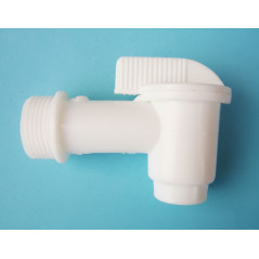 3/4 inch white faucet for cans
