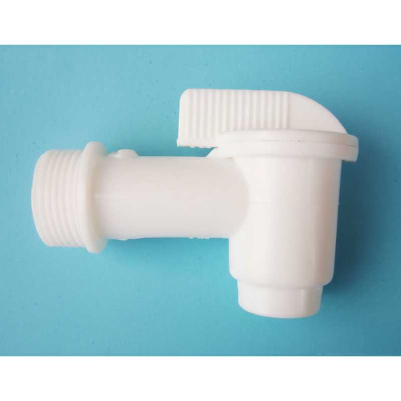 3/4 inch white faucet for cans