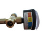 Tubo di ricarica clima auto e casa Duracool Multicool Climapure, raccordo R134a bassa pressione | Manometro 200 psi Tubo di ricarica clima auto e casa Duracool Multicool Climapure, raccordo R134a bassa pressione | Manometro 200 psi