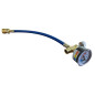 Tubo di ricarica automatico dell'aria condizionata 1234yf Duracool Multicool Manometro 200 psi a bassa pressione Tubo di ricarica automatico dell'aria condizionata 1234yf Duracool Multicool Manometro 200 psi a bassa pressione