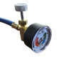 Tubo di ricarica automatico dell'aria condizionata 1234yf Duracool Multicool Manometro 200 psi a bassa pressione Tubo di ricarica automatico dell'aria condizionata 1234yf Duracool Multicool Manometro 200 psi a bassa pressione