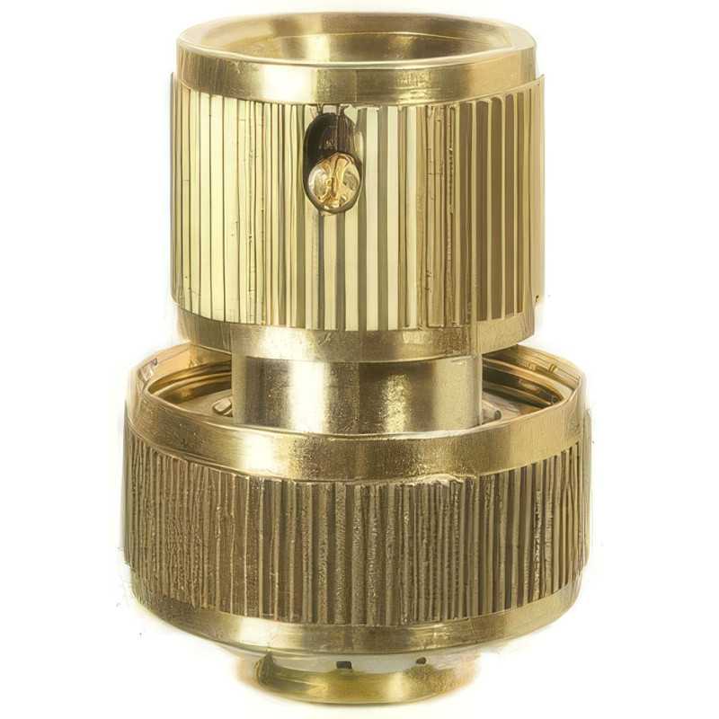 Quick brass watering connection