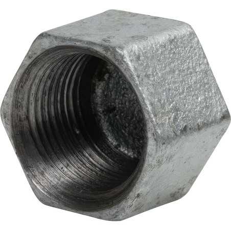 Tapa hembra en fundición maleable galvanizada