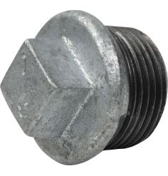 Male Cap with Galvanized Malleable Cast Iron Stop