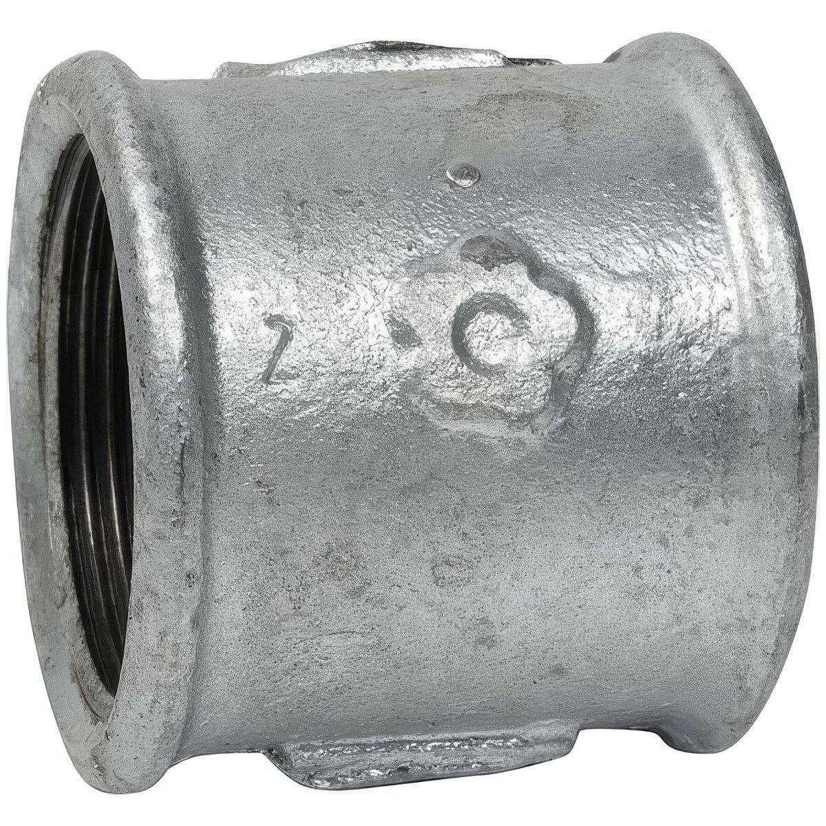 Galvanized malleable cast iron female-female sleeve