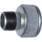 Galvanized malleable cast iron female-to-male reduction
