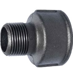 Male-to-Female Reduction in Malleable Cast Iron with Black Core