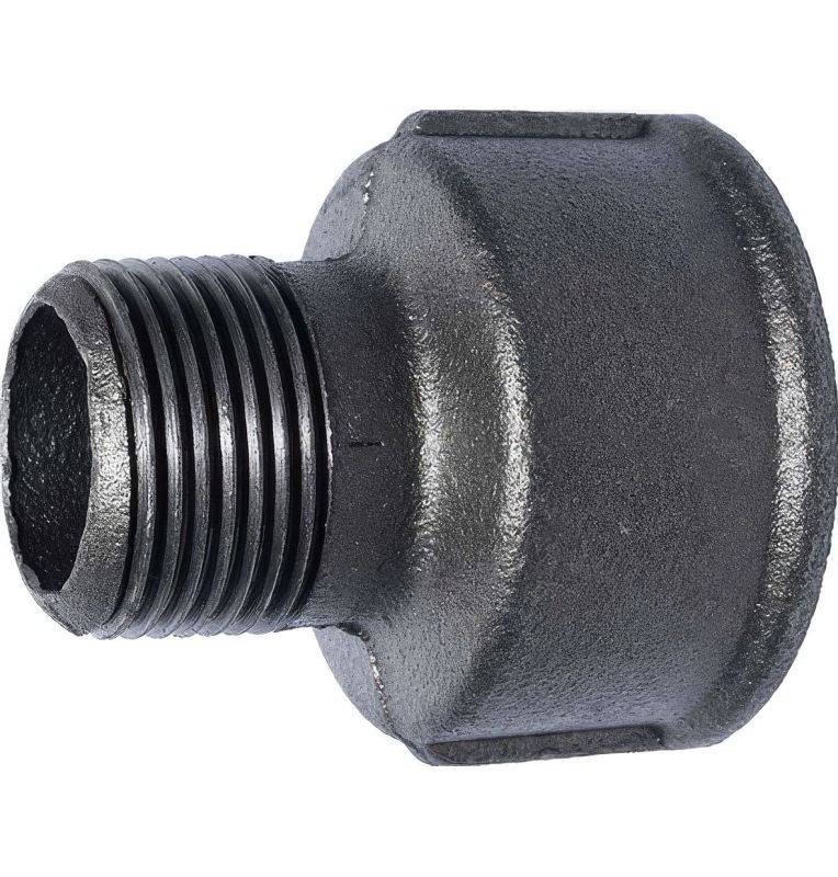 Reducción de macho a hembra en hierro fundido maleable con núcleo negro Reducción de macho a hembra en hierro fundido maleable con núcleo negro