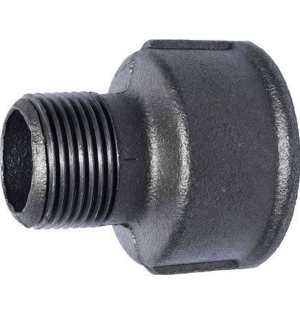 Male-to-Female Reduction in Malleable Cast Iron with Black Core