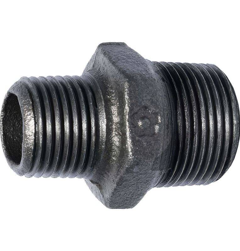 Male Male Cast Iron Reduced Nipple - Industrial Gas Plumbing Fitting Male Male Cast Iron Reduced Nipple - Industrial Gas Plumbing Fitting