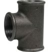 Igual tee 90° | Hembra/hembra de fundición maleable negra EN 10242