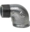 90° Elbow Connector Male/Female | Galvanized malleable cast iron EN 10242