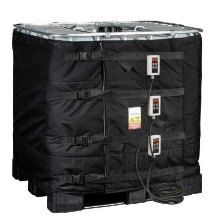 Couverture Chauffante IBC 1000L - Contrôle de Viscosité et Vidange Optimale