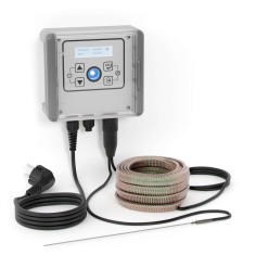 Kit ruban chauffant Kuhlmann 100W/m pour traçage électrique industriel haute puissance 230V.