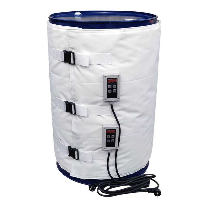 Chauffe-Fûts Silicone 200 Litres 120C | Alimentaire et Pharmaceutique Double Thermostat