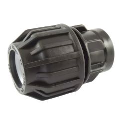 Compression connection with female thread BSP