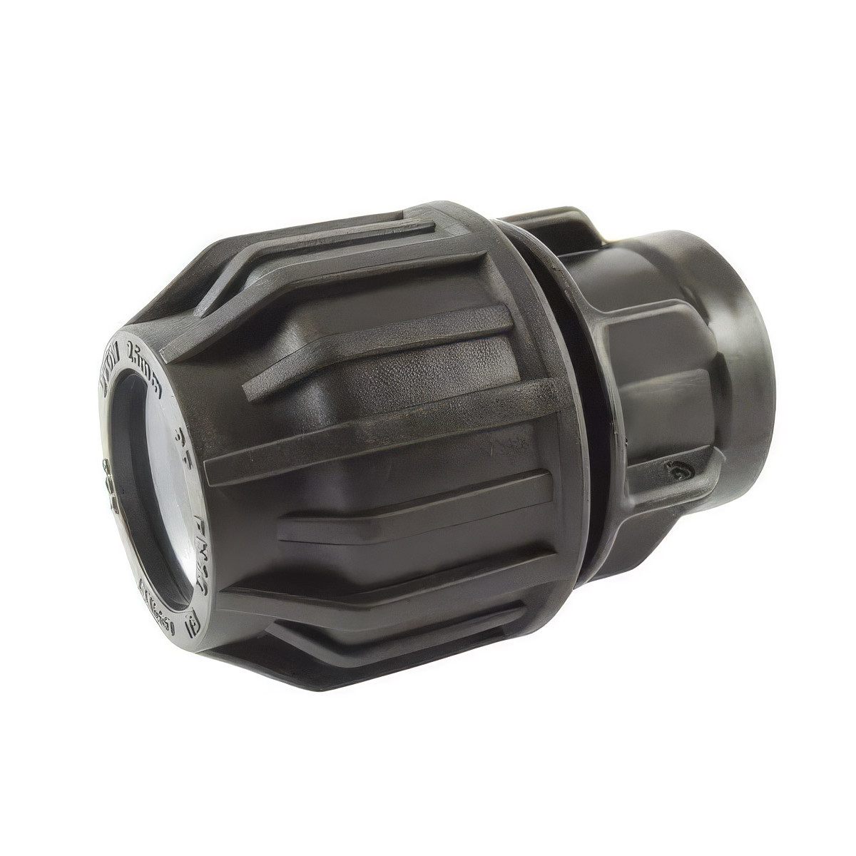 Compression connection with female thread BSP