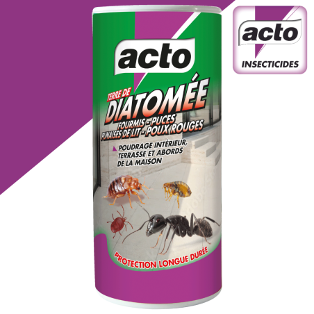 Diatomaceous Earth Acto 100G: Natural Anti-Ants and Bed Bugs